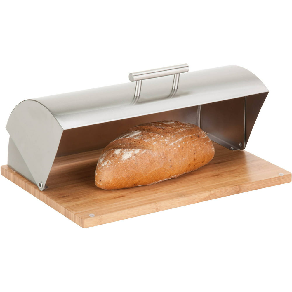 Better Homes and Gardens Stainless Steel Bread Box - Walmart.com Stainless Steel Bread Box Walmart