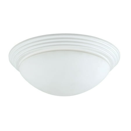 UPC: 0192551481886 | Dome Shaped Glass Ceiling Lamp with Hardwired Switch White and Clear