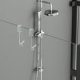 thumbnail image 3 of SunRoad Acrylic Over The Door Hook No Drill Heavy Duty Strong Load Bearing Kitchen Bathroom Clothes Towels Hats Coats Bags Storage Glass Shower Door Hanger, 3 of 7