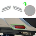 thumbnail image 2 of OUBOLUN ABS Chrome Silver 2Pcs/Set Rear Foglight Trims Tail Fog Lamp Cover For Nissan Rogue X-Trail X Trail T33 2021 2022 Decorative Sticker, 2 of 7