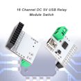 thumbnail image 4 of Module de Relais USB 16 Canaux Contrôle de Commutateur pour Ordinateur Haute Sensibilité et Connexion Stable Durable Idéal pour Contrôle MCU, 4 of 7