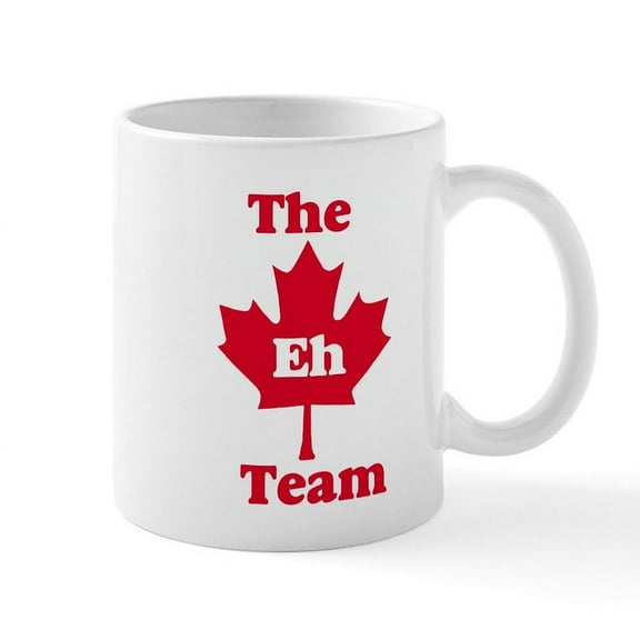 CafePress - The Eh Team Mug - 11 oz Ceramic Mug - Novelty Coffee Tea Cup