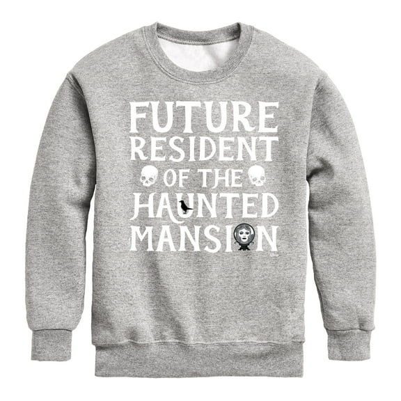 The Haunted Mansion - Future Resident Of The Haunted Mansion Tomb - Toddler & Youth Crewneck Fleece Sweatshirt