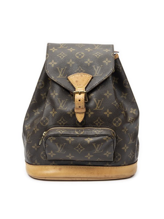 Pre-Owned Louis Vuitton Brown Montsouris MM Backpack Monogram Canvas