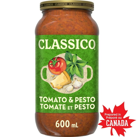 Classico Tomato & Pesto Pasta Sauce, 600 mL Jar