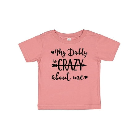 

Inktastic My Daddy Is Crazy About Me Cute Tribal Arrow Gift Baby Boy or Baby Girl T-Shirt