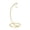 Gold, variant on Spectrum Euro Banana Hook Stand, Weighted Steel Base, Polished Gold