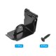 thumbnail image 3 of Uxcell 4 Inch Padlock Latch, Pestillo de acero inoxidable de 90 grados, pestillo de seguridad, negro, 3 of 6
