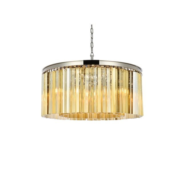 Elegant Lighting Sydney Lustre en Cristal Royal 32 Pouces 8 Lumières
