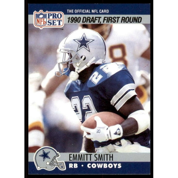 Emmitt Smith Rookie Card 1990 Pro Set #685
