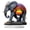 A, variant on zhonghuaying Elephant Shaped Tabletop Display, Hollow Body Sunset Tree Scene Carved Figurine with Varied Base Layout, Natural Scene Craft Indoor Desktop Ornament Piece C
