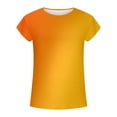 thumbnail image 4 of Blouse pour Femmes Mode Été Décontractée Imprimée Manches Courtes Roulées, 4 of 5