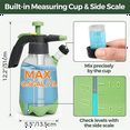 thumbnail image 2 of Hand Pump Sprayer 1/2 Gallon, Garden Pump Sprays Bottle for Plants, Pressure Spraying Bottle in Lawn and Garden Yard, 2 of 7