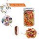 thumbnail image 3 of Copos de lámina de oro para resina, 2 botellas, copos dorados, copos de hoja de oro de metal para uñas, manualidades, pintura, arte, slime, 3 of 5