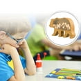 thumbnail image 3 of ZAXARRA Wooden Animal Piggy Bank, Large Enough Coin Saving Money Box, 3 of 6