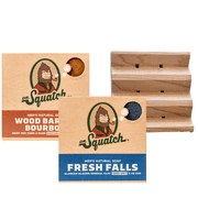 Dr. Squatch Soap Co. Men's Soap Bundle Fresh Falls, Wood Barrel Bourbon and Saver (2 Bars)
