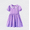 Purple B, variant on THDHVS Girls Casual Dresses,Summer Dresses for Kids,Fashion Girls Summer Short Sleeve Round Neck Ruffle Dress Princess Skirt