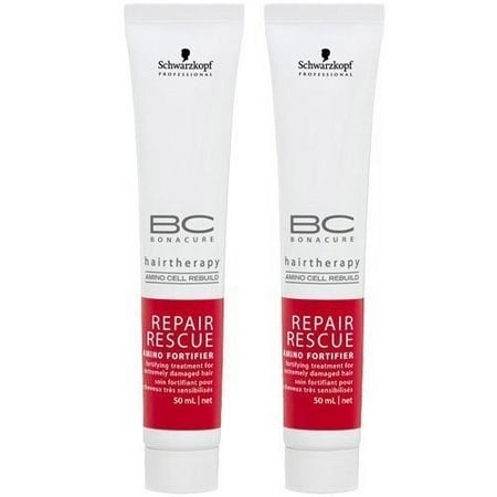 - Schwarzkopf Bonacure BC Repair Rescue Amino Fortifier, 1.7 oz each, Set of 2