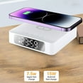 thumbnail image 2 of sruoe Alarm Clock, Alarm Clocks for Bedroom, Smart Alarm Clock, Clock Alarm, Deep Sleep Alarm Clocks, Bell Alarm Clock, Wireless Charging Home, Plastic, 2 of 6