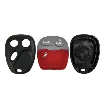 Gm Keyless Entry Remotes - New Replacement Keyless Entry Remote Shell Rubber pad Case 3B for GM