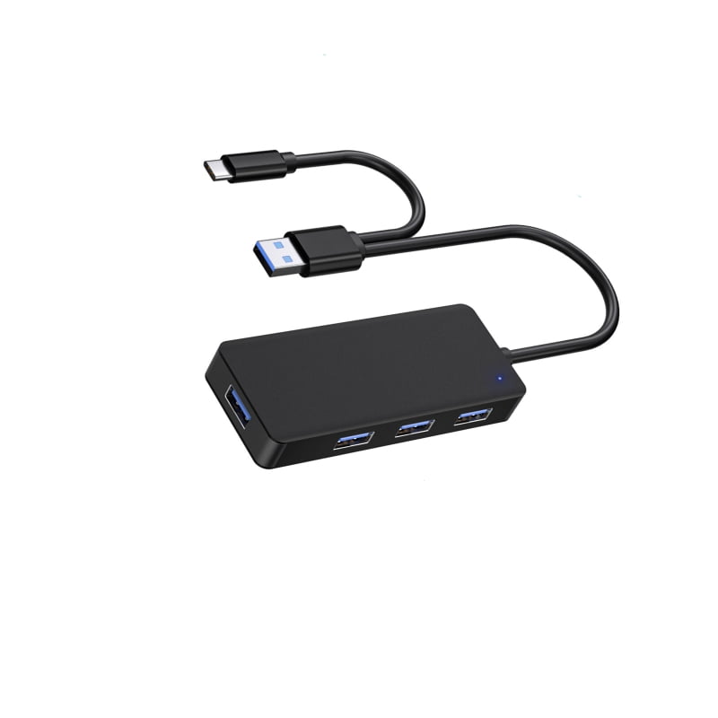 Adapter for Laptop PC High Speed USB 3.0 Hub External 4 Ports Adapter Splitter USB Expander Computer Accessories