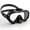 Black, variant on WELLIFE FESTIVE Black Mirrored Adult Swim Mask with Nose Cover, HD Wide View Waterproof Diving Goggles for Men Women Youth