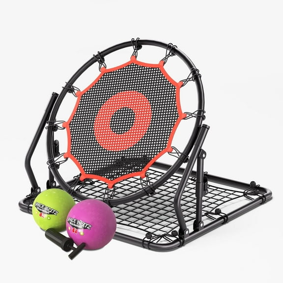 Basketball Rebounder Multi-Sport Training Rebound Net Basketball Return Attachment Suit for Soccer Ball Pickleball Baseball Passing Shooting Practice