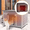 Gray + Insulated Liner, variant on Aivituvin Cat House for Outdoor Cats Insulated Feral Kitty Shelter with Warm Liner for Winter Waterproof Rabbit Hutch for Bunnies,Cats