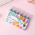 thumbnail image 1 of 6 pcs Pastel Colored Highlighters Highlighters Pencils Highlighter Pen_Super Gift Great Gift, 1 of 9