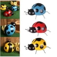 thumbnail image 6 of Set of 3, Metal Garden Wall Art Decorative Cute Ladybugs Outdoor Wall Sculpture Craft, 6 of 9