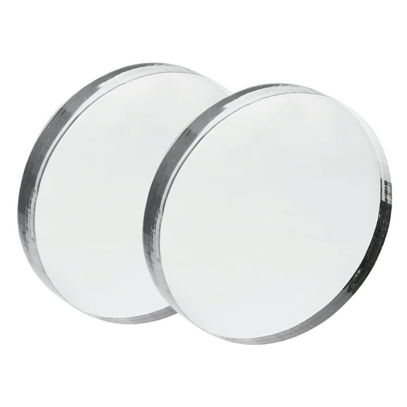 Uxcell Acrylic Stamp Block, 2 Pack Round Clear, 2" Diameter