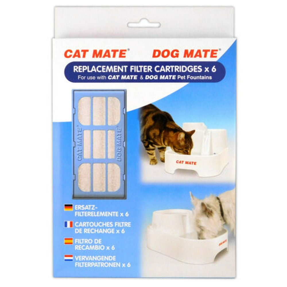 Cat Mate Replacement Filter Cartridge for Pet Fountain Catches and