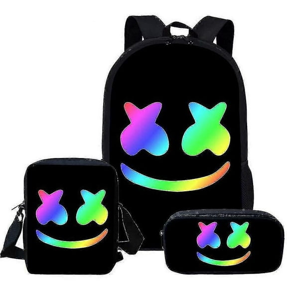 Marshmello set mochila escolar Tornister Lápiz