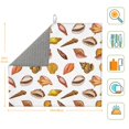 thumbnail image 2 of Dish Drying Mat, Conch Shells Print No.9025 Highly Absorbent Drying Matt Kitchen Counter, Dish Mat Drying Pad Dishes Drainer Mats for Kitchen Counter or Sink, 16 x 18 inch, 2 of 6