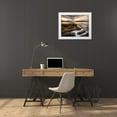 thumbnail image 3 of Head, Danny 18x15 White Modern Wood Framed Museum Art Print Titled - Sydney in Gold and Blue, 3 of 4