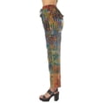 thumbnail image 3 of The Collection Royal Women Hippie Patchwork Bohemian Casual Rave Festival Harem Drawstring Boho Trouser Pants-XXL, 3 of 10