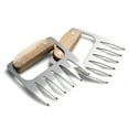 thumbnail image 5 of Outset Stainless Steel Meat Shredding Bear Claws With Acacia Wood Handles, 5 of 7