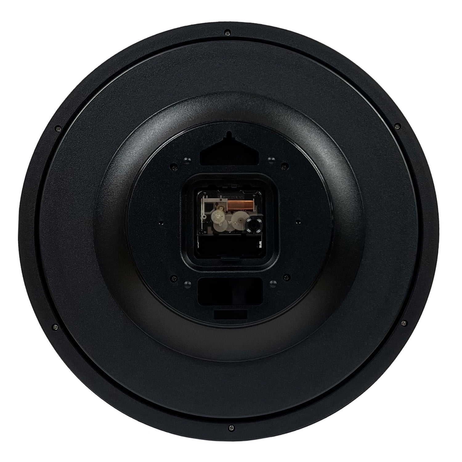 Seiko 14 inch Shi Dial Round Wall Clock Black Quiet Sweep