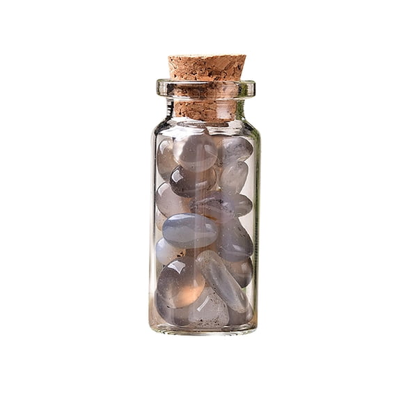 12 Different Gemstone Bottles Chip Crystals and Healing Stone, Chakra Healing Crystals Bottles, Gem Stones Set, Witchcraft Crystals