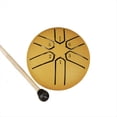 thumbnail image 1 of Tambor de Lengüeta de Acero de 6 Tonos de 3 Pulgadas Mini Tambores de Mano con Instrumentos Musicales de Percusión Accesorios de Tambor B, 1 of 5