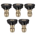 thumbnail image 1 of Uxcell 5-Pack Consejos de Boquilla de Lavadora a Presión, Grado en Forma de Ventilador 1/4 para Limpieza [Orificio de 1mm], 1 of 1