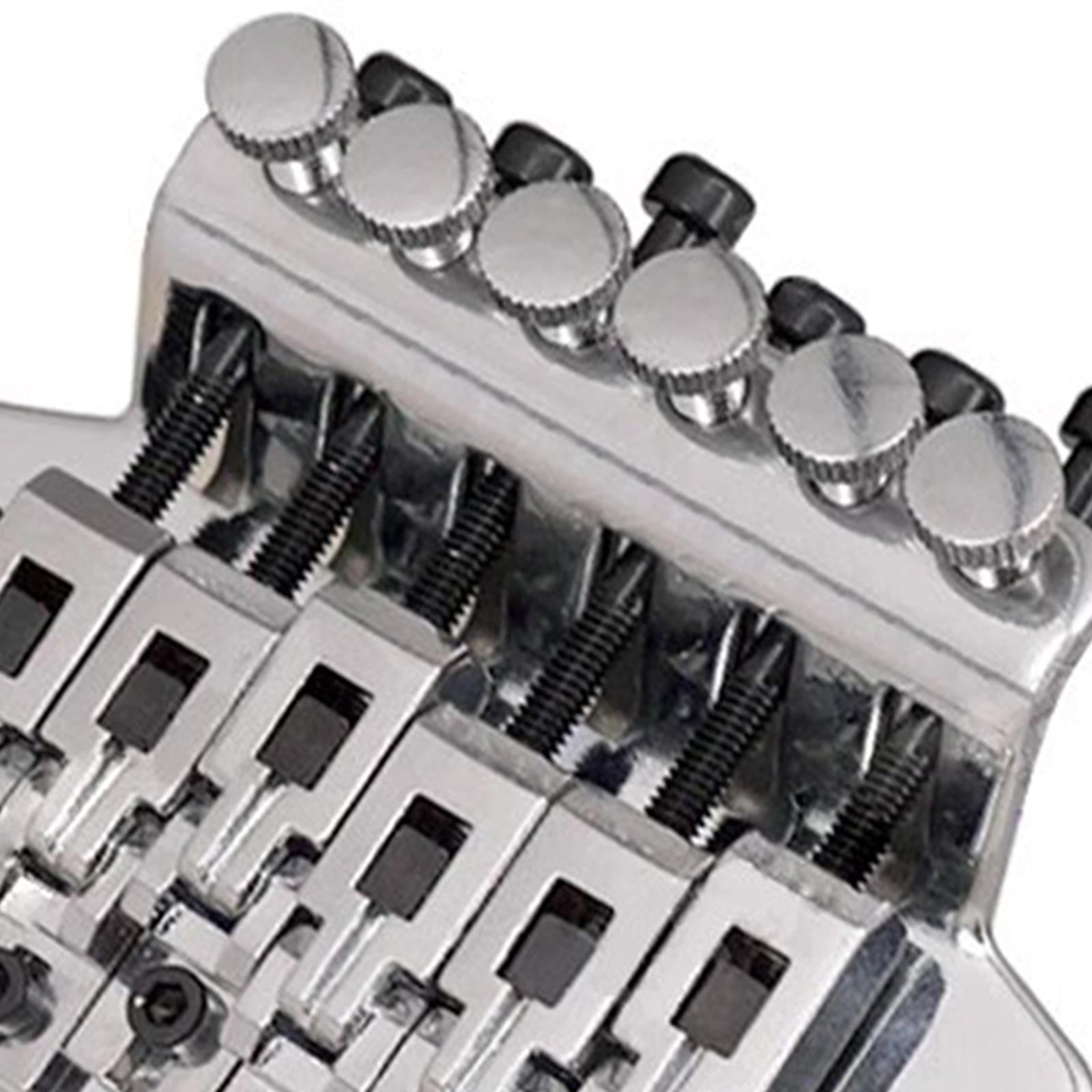 LeeQinersw Guitar Tremolo Bridge Portable Electric Guitar Replacement Electric Guitar Parts argent