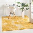 thumbnail image 1 of Unique Loom 3141638 8 x 8 Pi Grand Tapis Carré Sofia&44; Jaune, 1 of 5