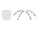 thumbnail image 2 of 2 adornos temporales para dientes con caja de almacenamiento, cadena para brackets, accesorio para brackets DIY Azul oscuro, 2 of 9