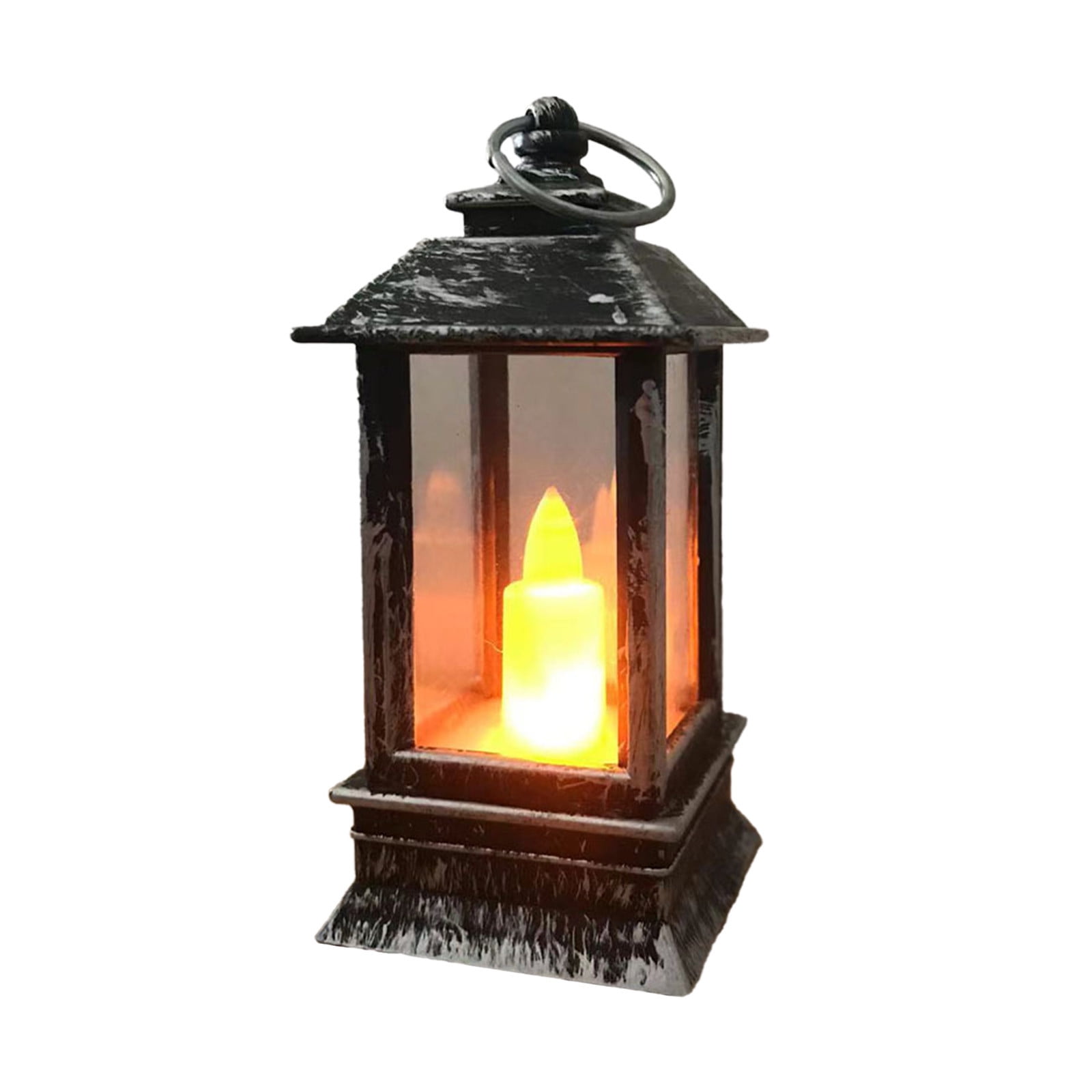 Nilvkv Christmas Lights, 2PC Christmas Lamp Electronic Candle Ambient Light Oil Lamp Candle Night Light(3.74x1.65x1.65in), Christmas Decorations