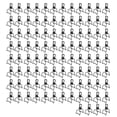 thumbnail image 5 of Cat Binder Clamps,100Pcs Cat Binder Clamps Hollow Binder Clips Metal Binder Clips Enhanced Durability, 5 of 5