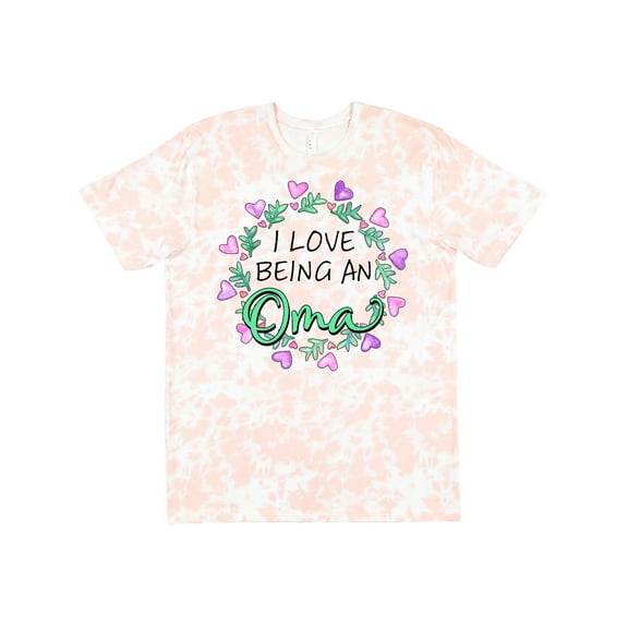 Inktastic I Love Being an Oma Circle of Hearts T-Shirt