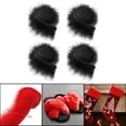 thumbnail image 4 of Tiras precortadas de tela de felpa peluda, piel artesanal difusa para , pelo de barba, disfraz de Cosplay, accesorios de decoración de enanos Negro BLESIY Tela de piel sintética, 4 of 8