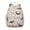 Husky and Pink, variant on Paw Print Backpack for School,Cute School Bag,Schoolbag with Adjustable Shoulder Straps & Padded Back,15"x11.42"x5.5"