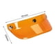 thumbnail image 4 of Visera para casco de motocicleta con 3 broches, protección solar UV, universal, parasol de repuesto Naranja Claro, 4 of 5